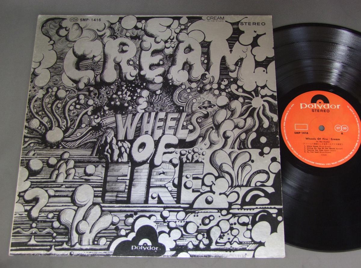 Album WHEELS OF FIRE IN THE STUDIO by CREAM on CDandLP