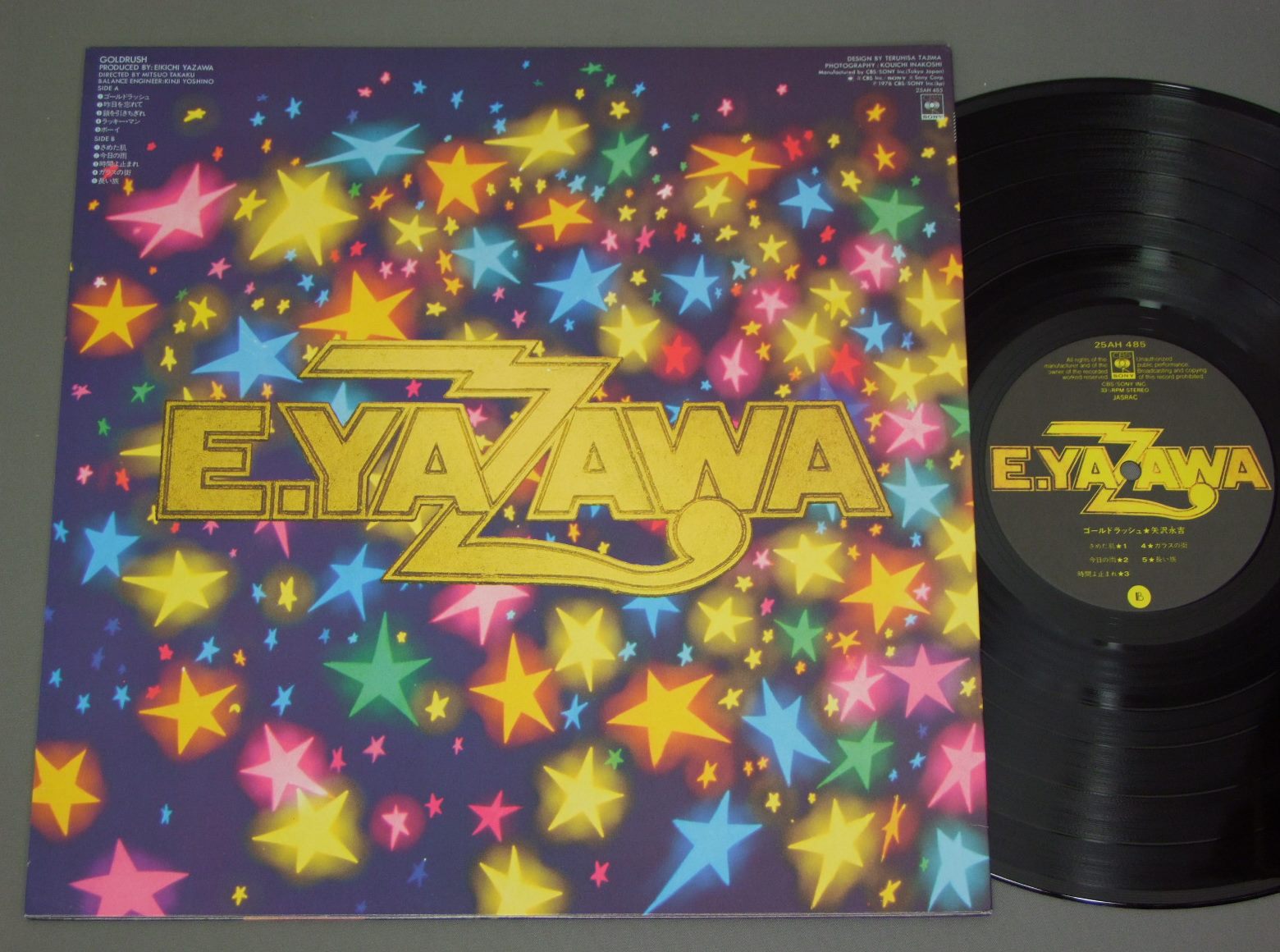 EIKICHI YAZAWA矢沢永吉/GOLDRUSHゴールドラッシュ 25AH485アナログレコード 詳細ページ