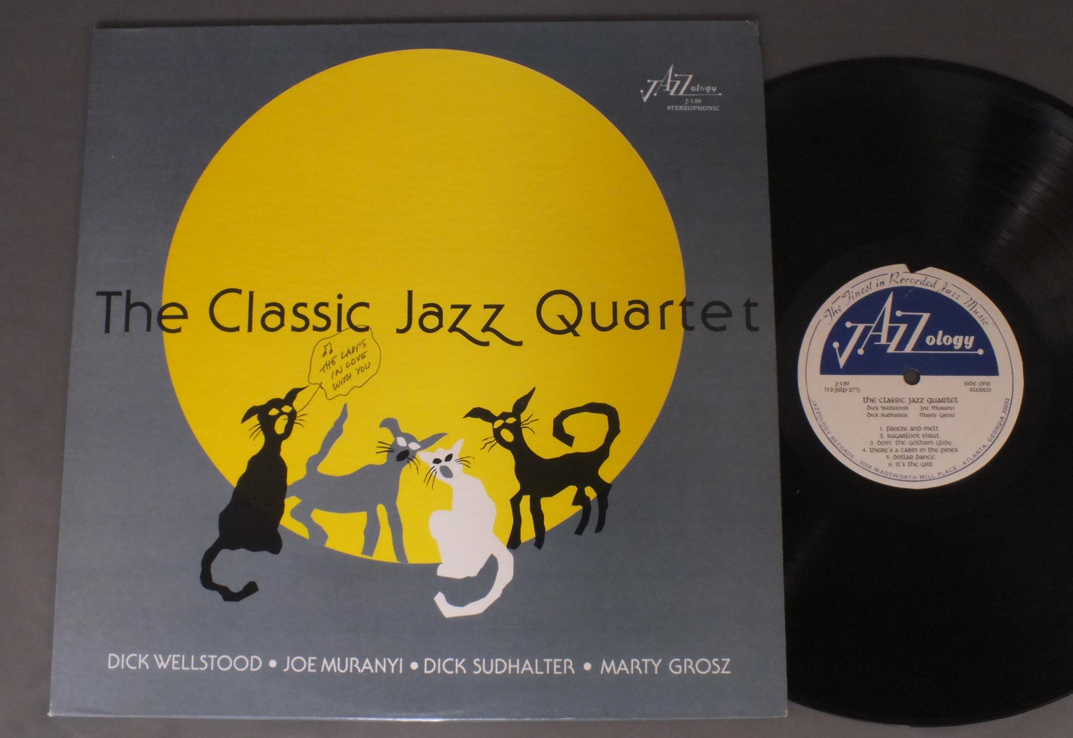 CLASSIC JAZZ QUARTET/MARTY GROSZ AUTOGRAPHEDMARTY GROSZサイン付 J139アナログ