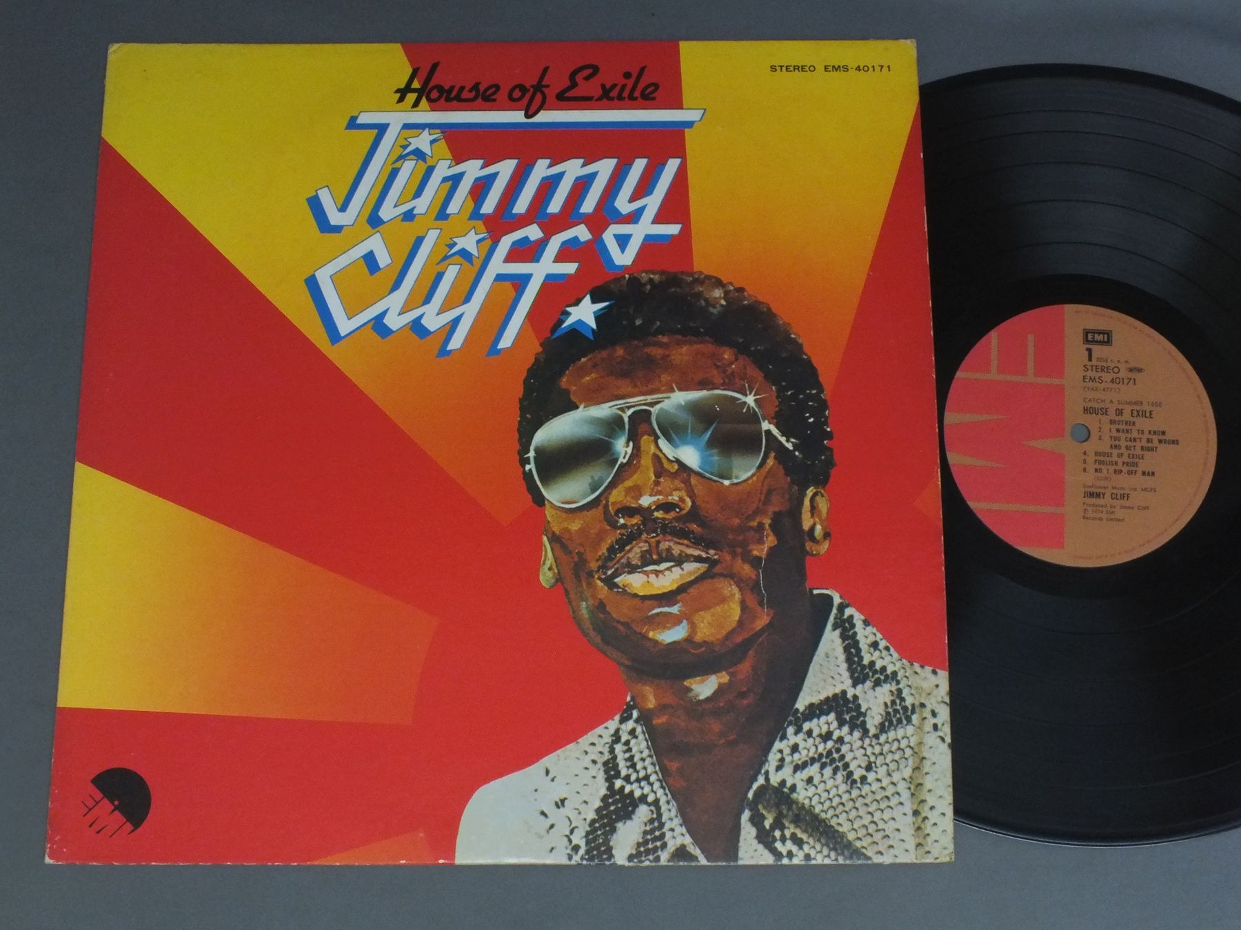 JIMMY CLIFFジミー・クリフ/HOUSE OF EXILEジャマイカの嵐 EMS40171アナログレコード 詳細ページ