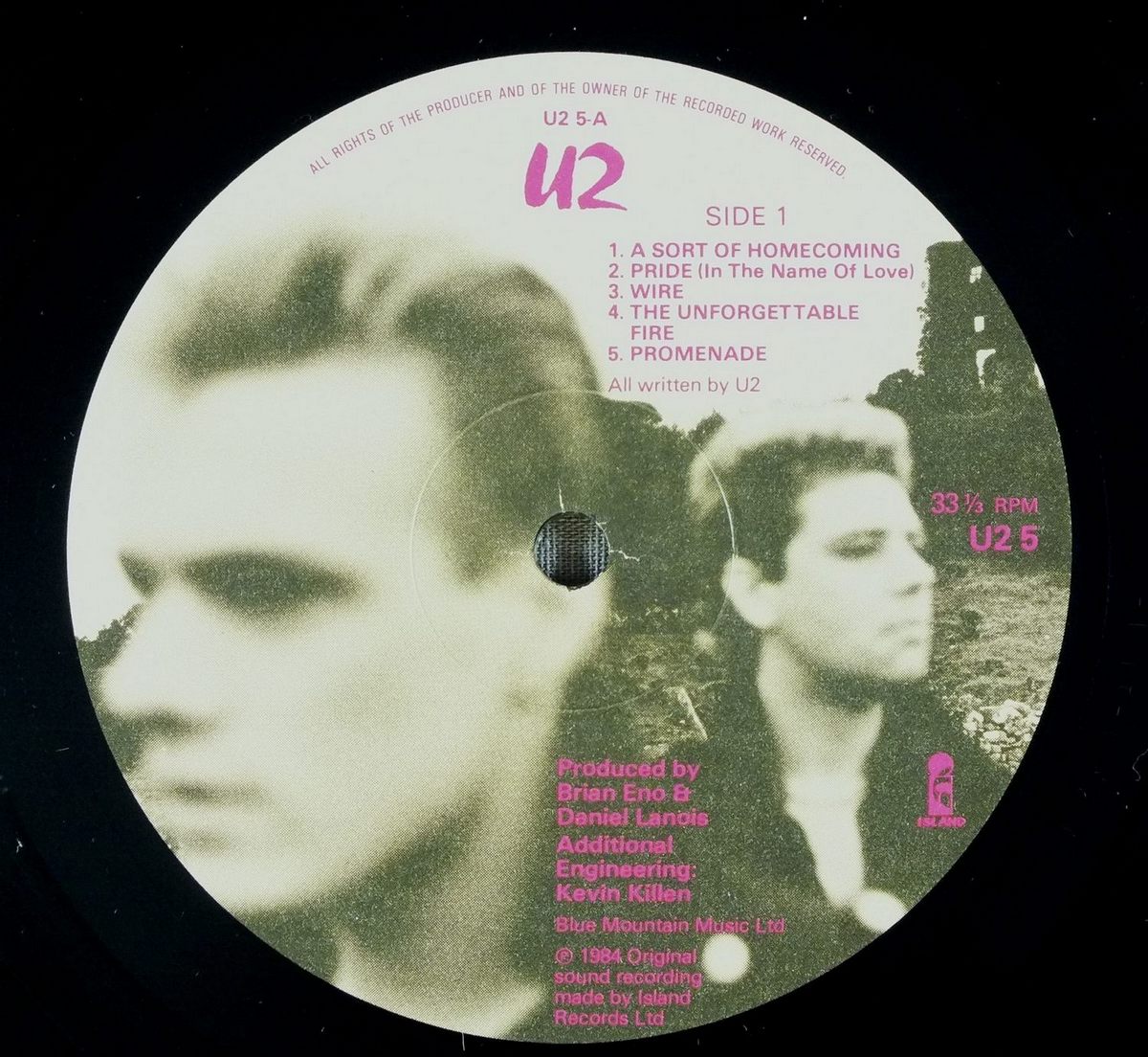 U2/UNFORGETTABLE FIRE ORIG UK U25 | eBay