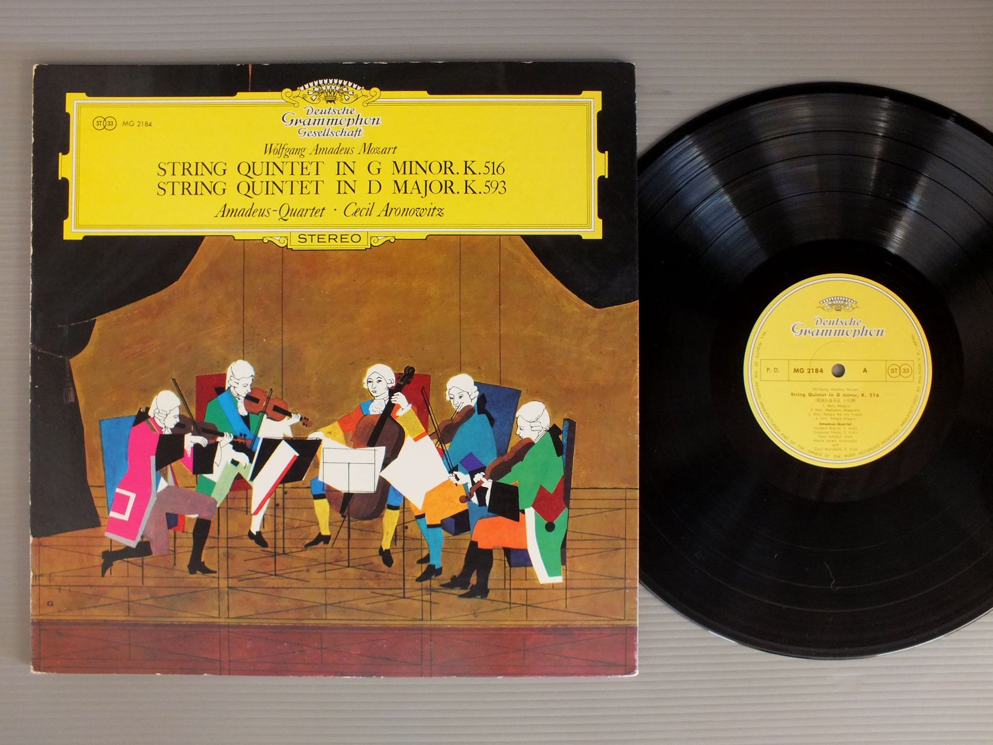 AMADEUS QCECIL ARONOWITZアマデウス弦楽四重奏団セシル・アロノヴィッツ/MOZARTSTRING QUINTETS